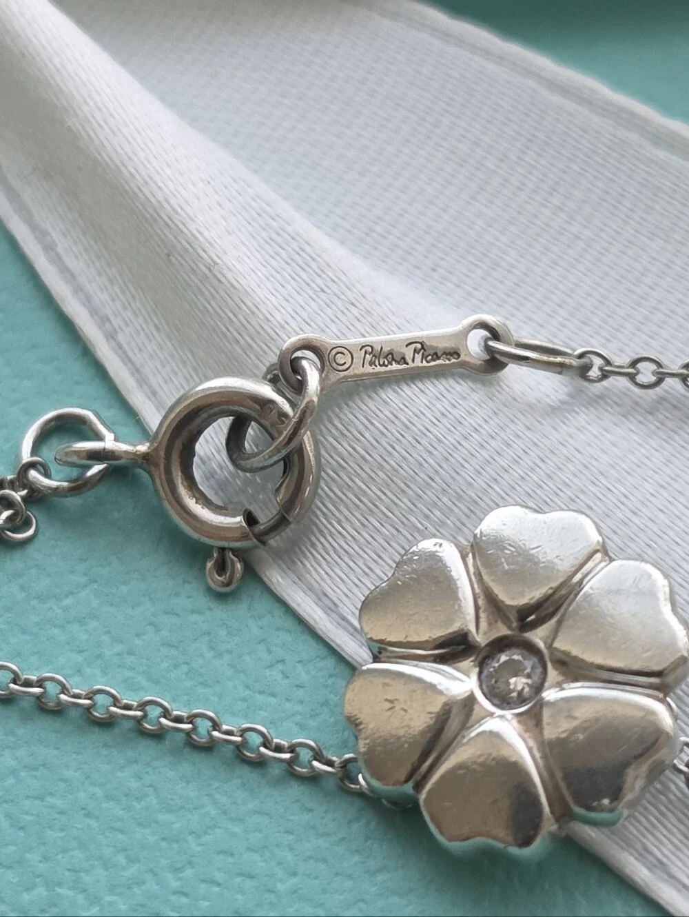 Retired Picasso's diamond crown of hearts pendant necklace